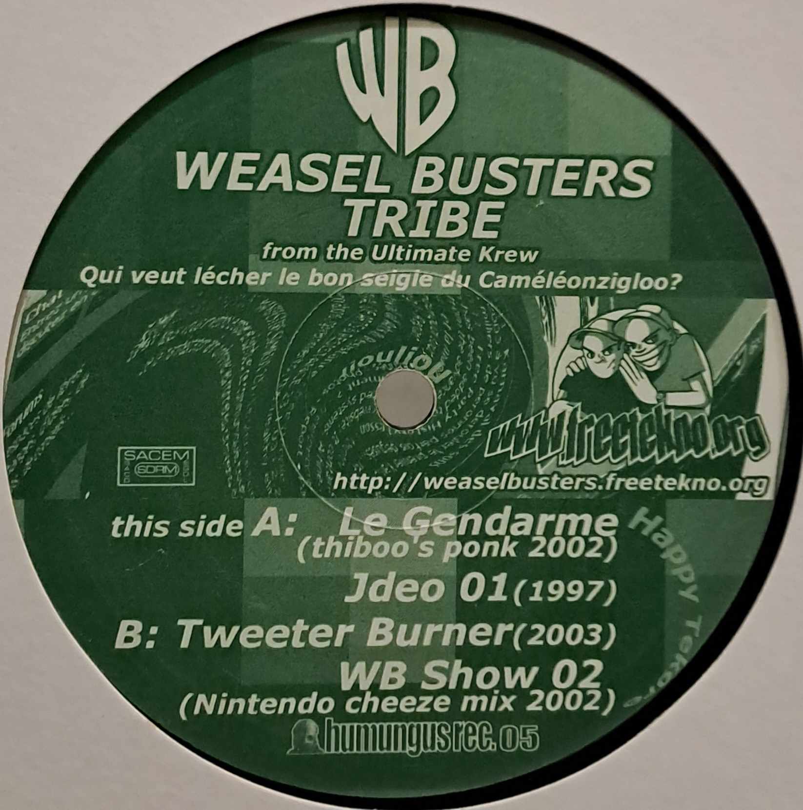 Humungus 05 - vinyle freetekno